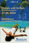 Chillen & Grillen 27.08.2004